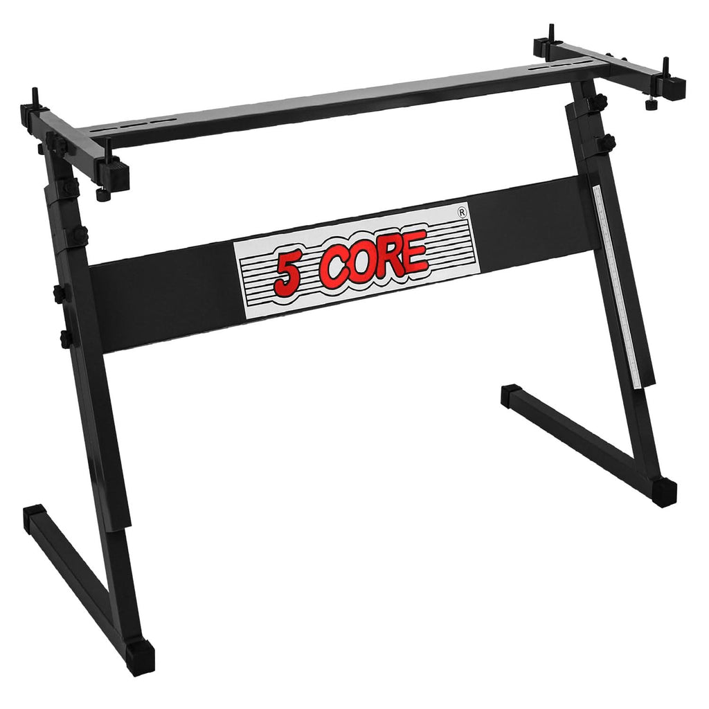 5 Core Keyboard Stand Z Style Height Adjustable Sturdy Piano Riser Lift Holder Stands