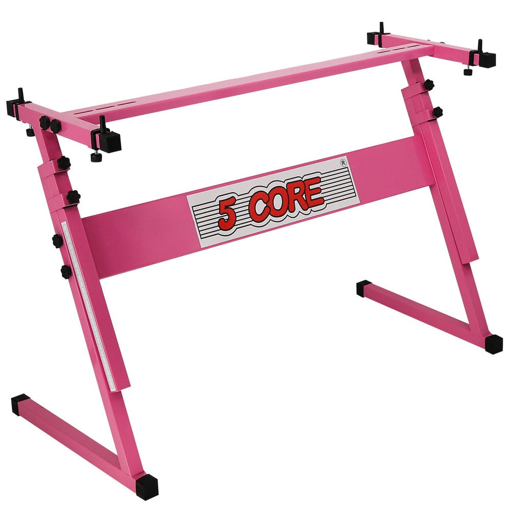 5 Core Keyboard Stand Z Style Height Adjustable Sturdy Piano Riser Lift Holder Stands