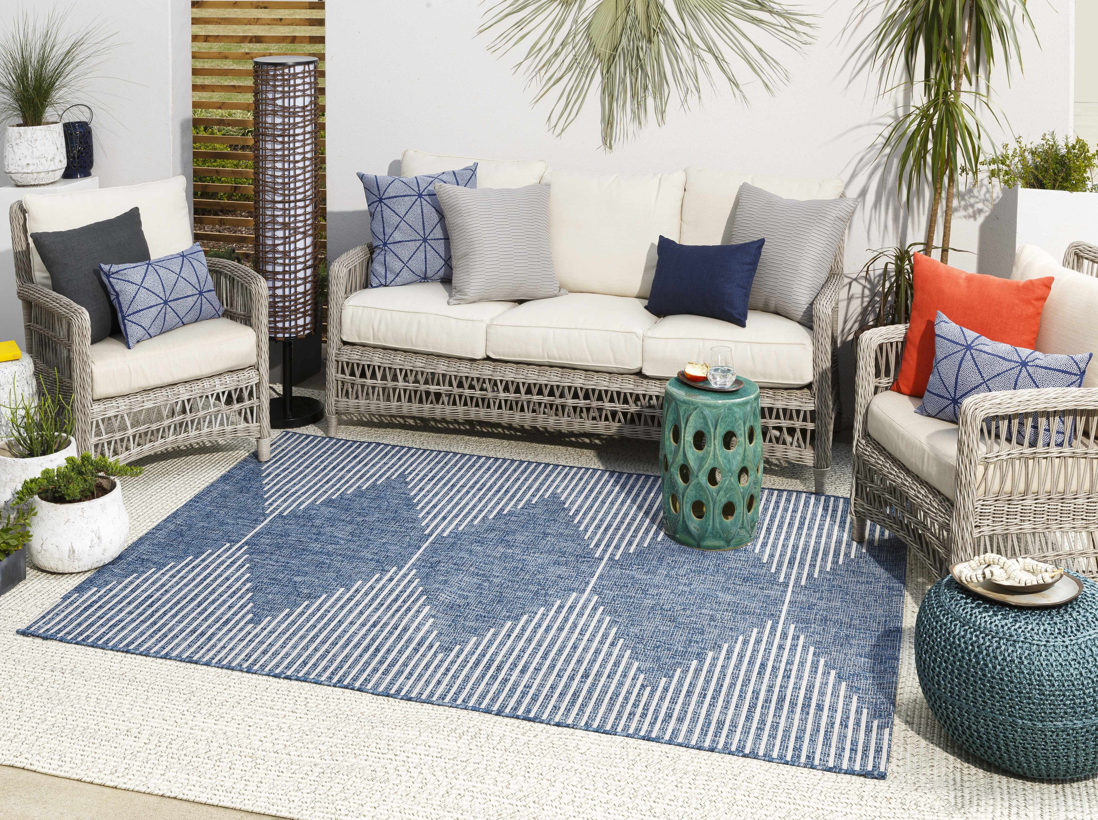 Stephan Navy Outdoor Rug-4